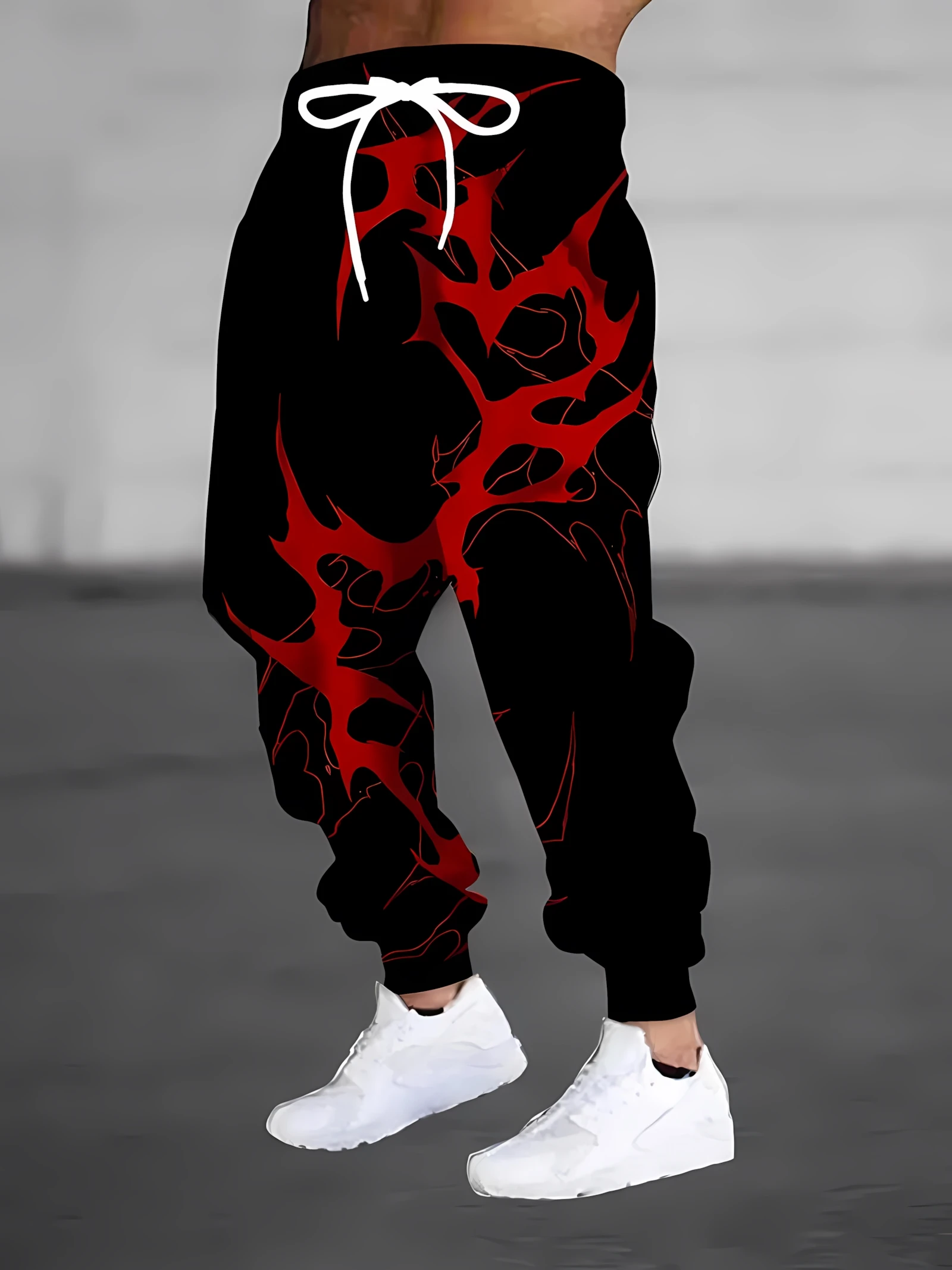 

New casual modern 3D printed fashionable men's sports trousers for the autumn of 2025