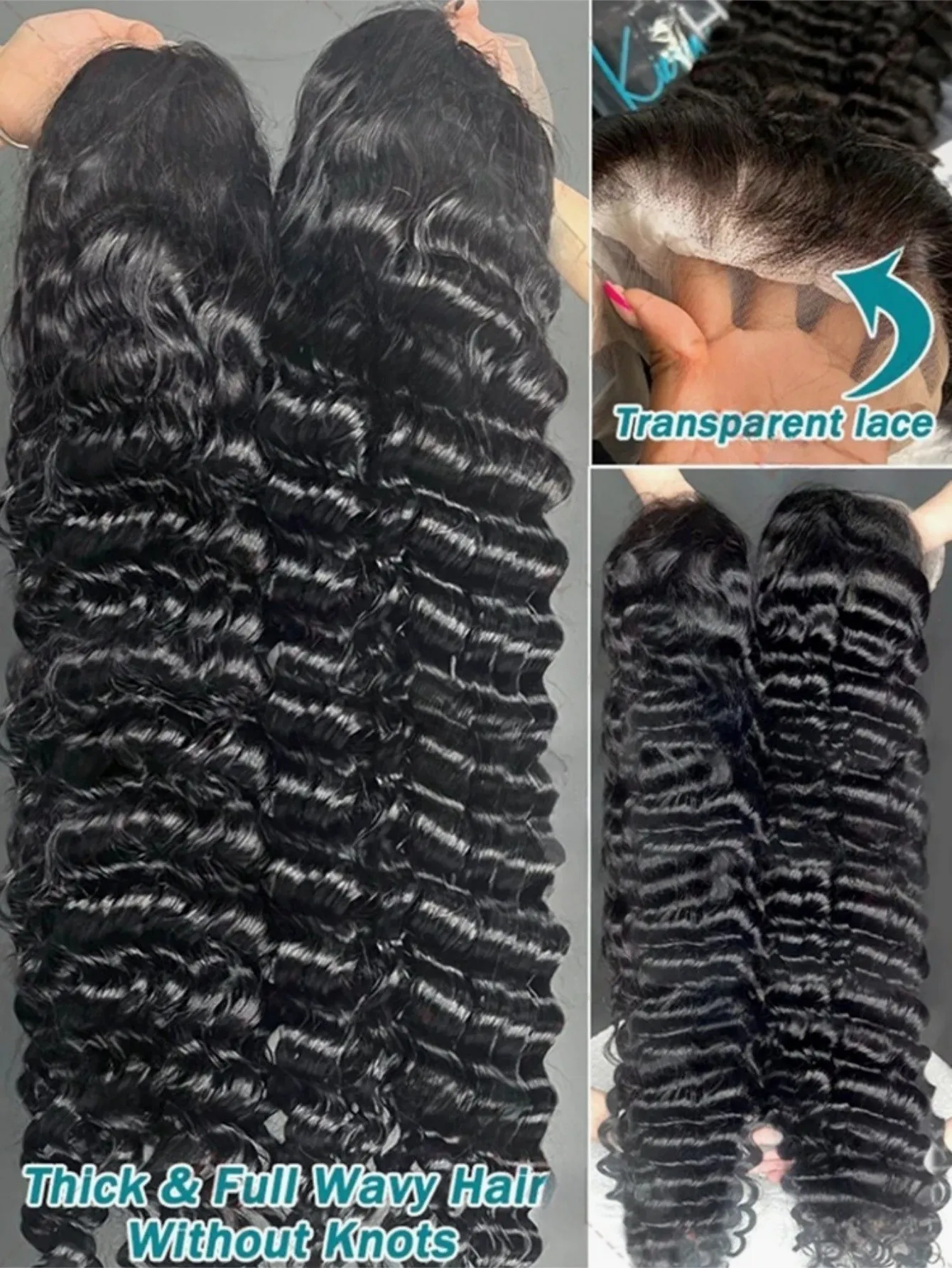 30 32 بوصة 200 الكثافة باروكة من شعر طبيعي اللون الطبيعي فضفاض موجة عميقة شعر مستعار 13x6 الدانتيل أمامي خصلات الشعر المستعار الإنسان للنساء