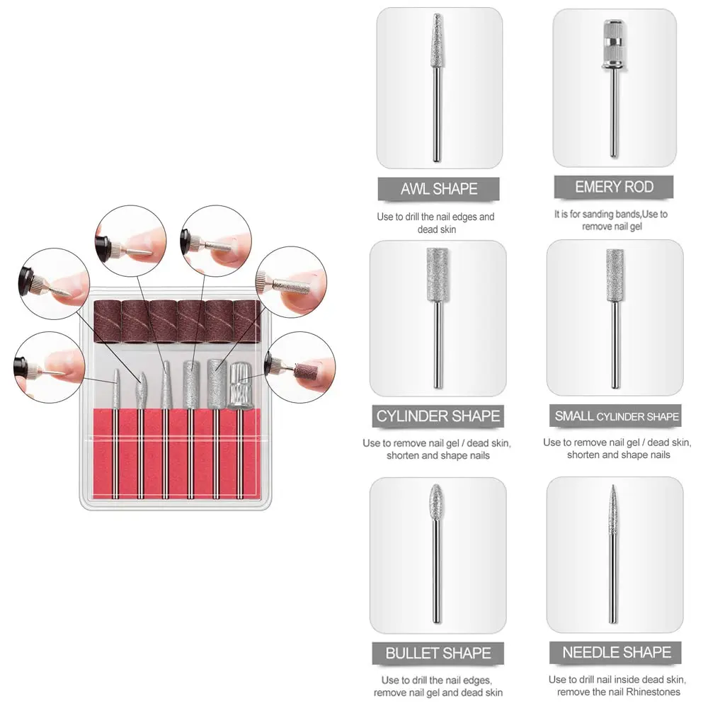 Electric Nail Drill Set Machine High Power Manicure Cutter For Gel Polish Professional Manicure Tool Salon Equipment