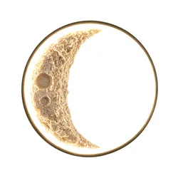 Moon Wall Lamp Living Room Decoration Luxury Bedroom Bedside Tv Background Corridor Aisle Staircase Indoor Lighting