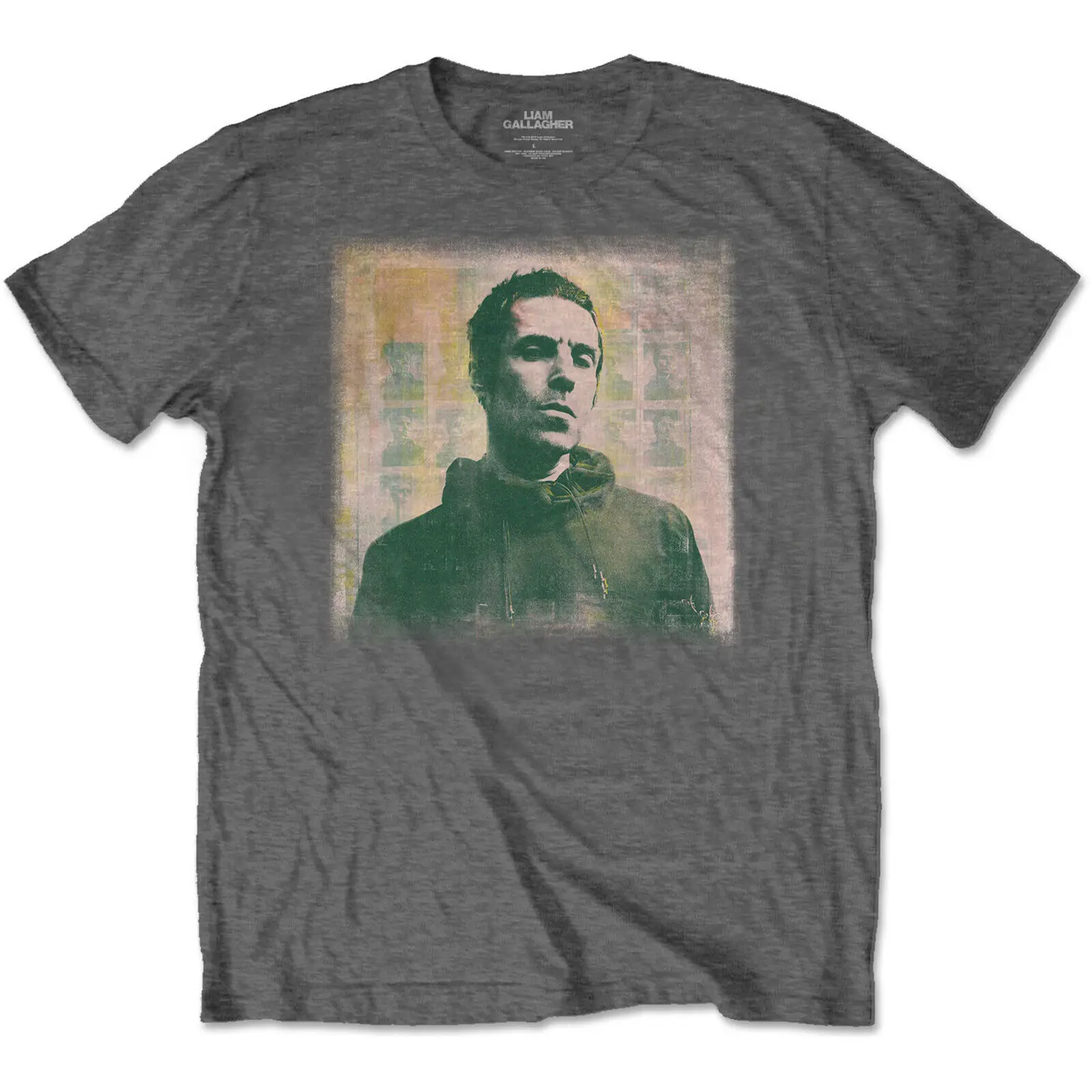 Liam Gallagher T Shirt Monochrome