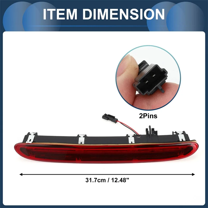 

Светодиодный дополнительный стоп-сигнал высокого уровня для Vauxhall/Opel Astra J 5D Hatchback 09-2015, Astra J GTC OPC 2012-2018 13372164, красный