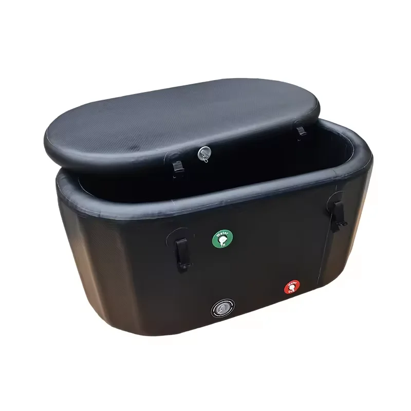 

2025 Inflatable Cold Tub Portable Ice Plunge Recovery Pod Folding Therapy Cryotherapy Electric Ice Bath Tub With Chiller