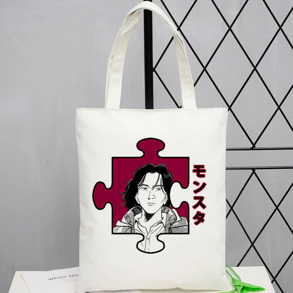 Monster Anime tote bag y2k einkaufstasche bolsas de tela reusable woman