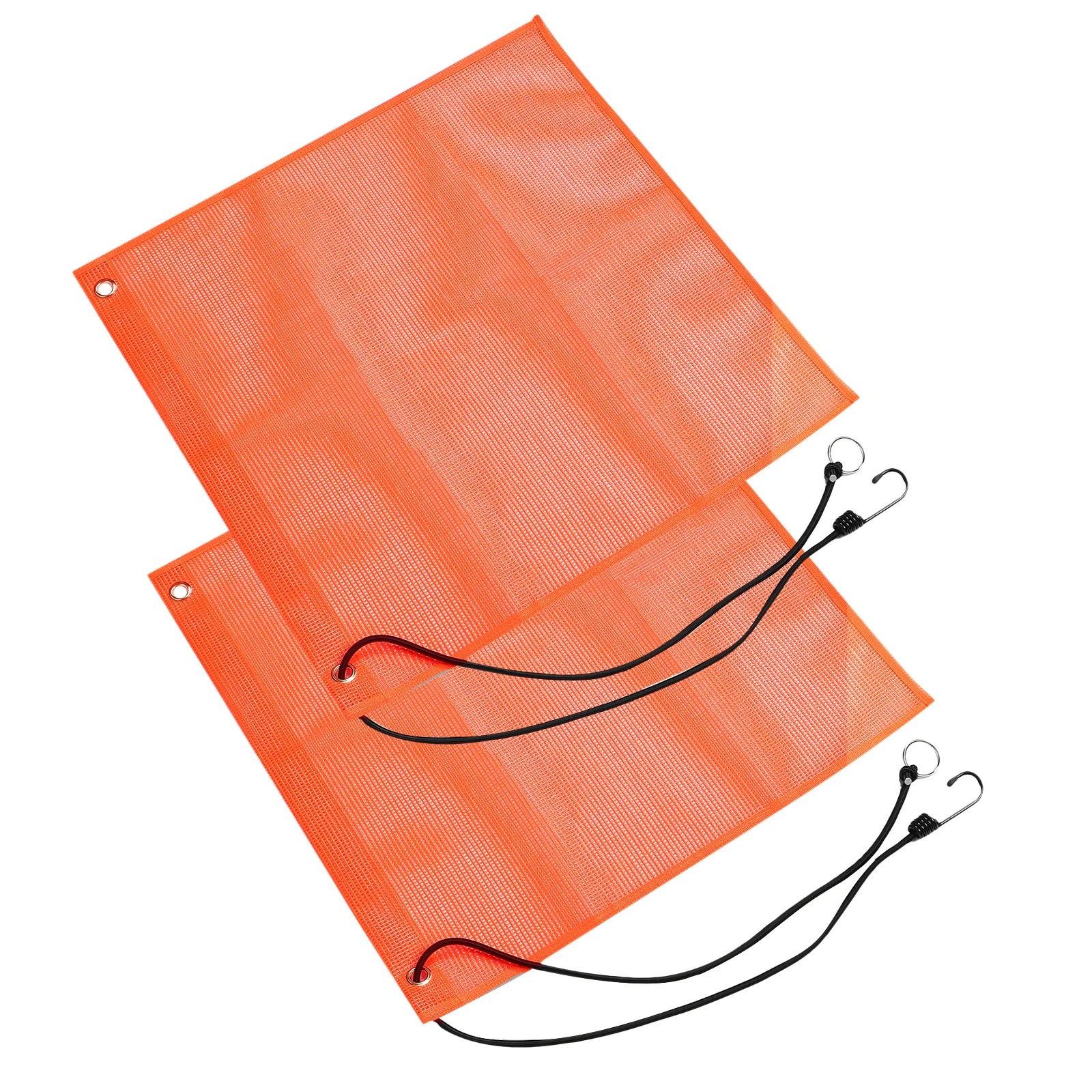 

2pcs Mesh Safety Flag Waterproof Uv Resistant For Car Truck Atv Utv Bike Trailer Kayak Stroller Outdoor Warning Signal Traffic