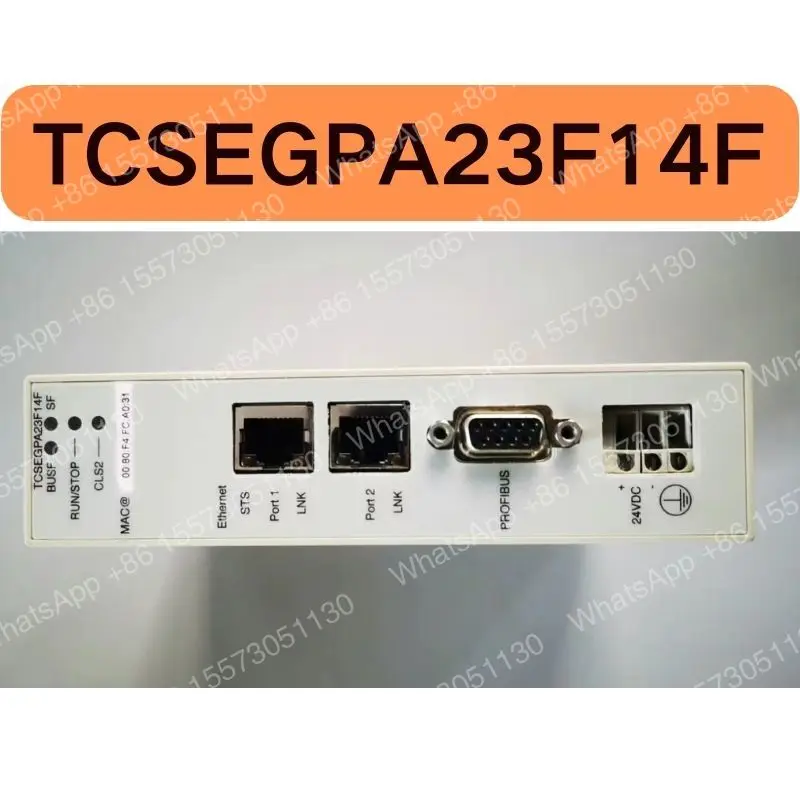 Used TCSEGPA23F14F, PLC communication module tested OK, function intact