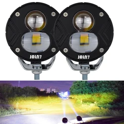 3 Inch LED Lights Pods MOTO Offroad Driving Spotlight Fog Lamp Car Headlight MOTO ATV UTV Lada 4WD 4x4 Projector Lens 2pcs
