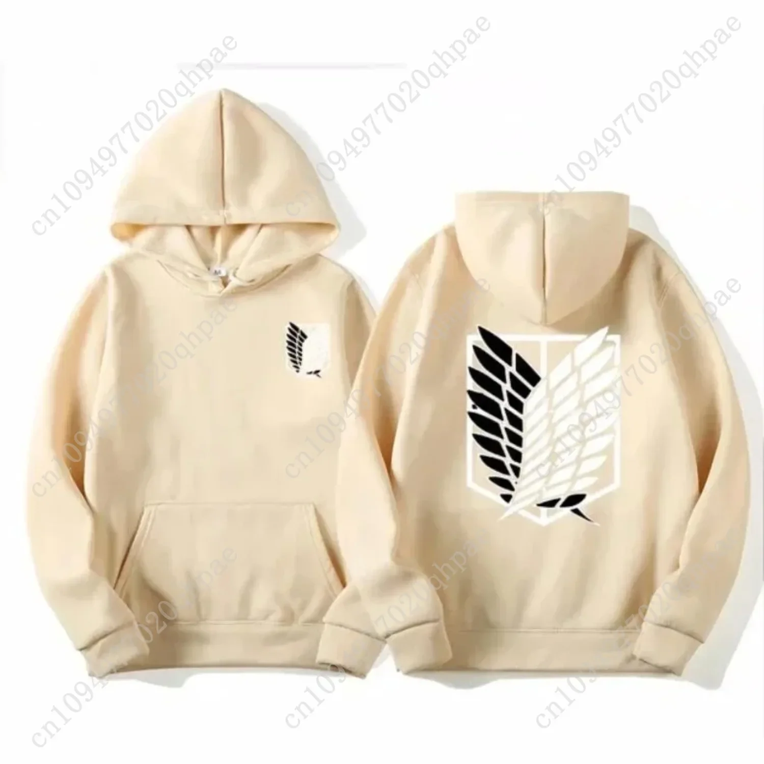 Attack on Titan Men's Hoodie Anime Hoodies Men Women Streetwear Pullover Harajuku Shingeki No Kyojin Hoodies Sweatshirt Clothes