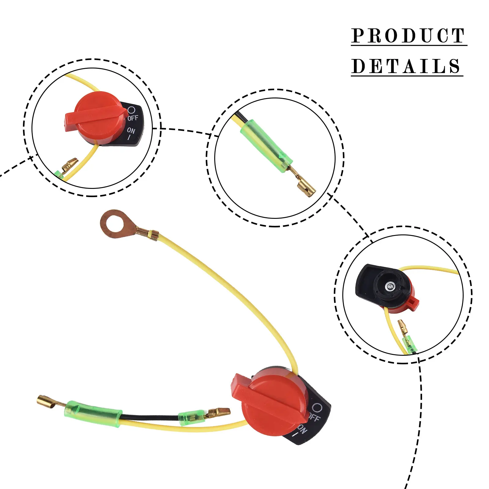 Schalter Hauptschalter Benzinmotor Motorpumpe **Schneefräse -=-=-Für Honda GX160 GX200 Rasenmäher Teile Garten Elektrowerkzeuge