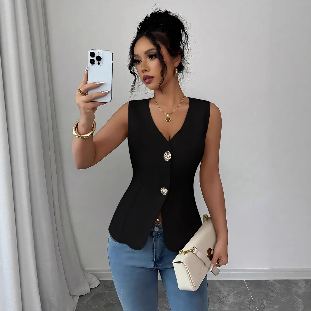 Sleeveless Top For Women, New Summer Fashion, Stylish Tank Top, Slimming And Elegant Dress Elegant Bandage Clothes Maxi