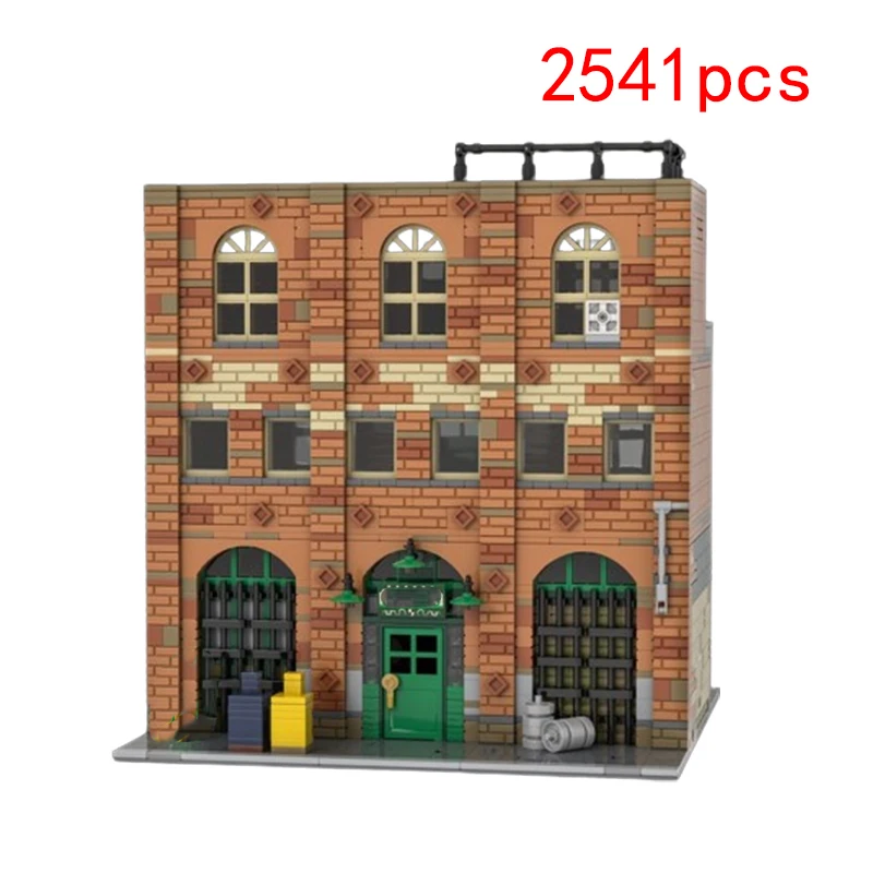 Spot small particle MOC-107637 assembled building block series house puzzle children's toys DIY model ornaments