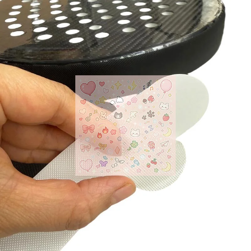 Pickleball Paddle Protection Tape Transparent Racquet Head Guard Protective Guard Paddle Protector Racket Edge Protection Tape