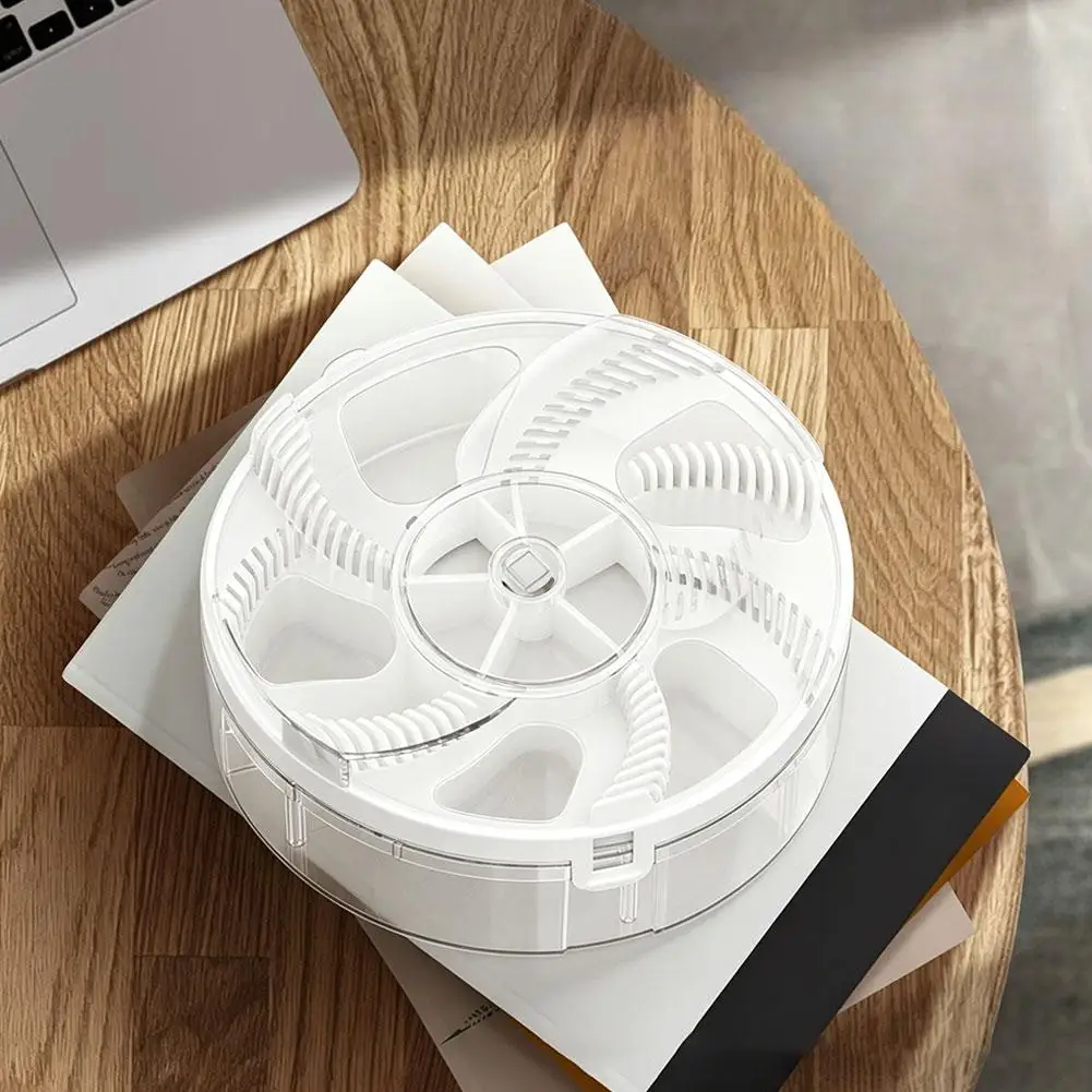 Leiser, abnehmbarer elektrischer Fliegenfänger mit automatischer Rotation, Insekten- und Schädlingsfänger, elektrische Fliegenfalle, USB-wiederaufladbar – Detail 5