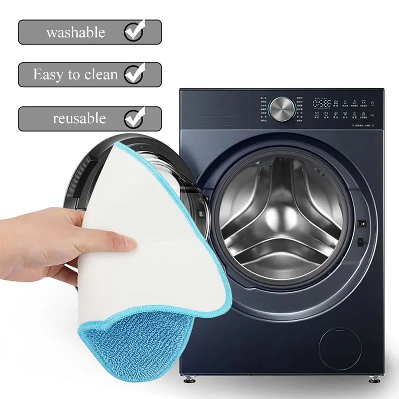 For Vax S85-CM,S86-SF-P,S86-SF-T,S86-SF-C,S86-SF-CC,S2ST,S2S,VRS29M,VRS26 Reusable and Washable Microfiber Replacement Mop Pad