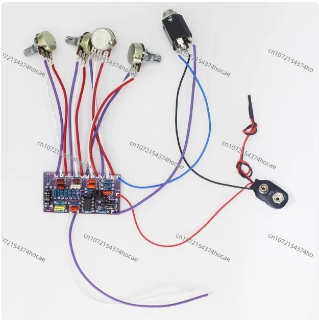 Built-in active circuit 3-band EQ preamplifier board for Fender Standard Jazz Bass