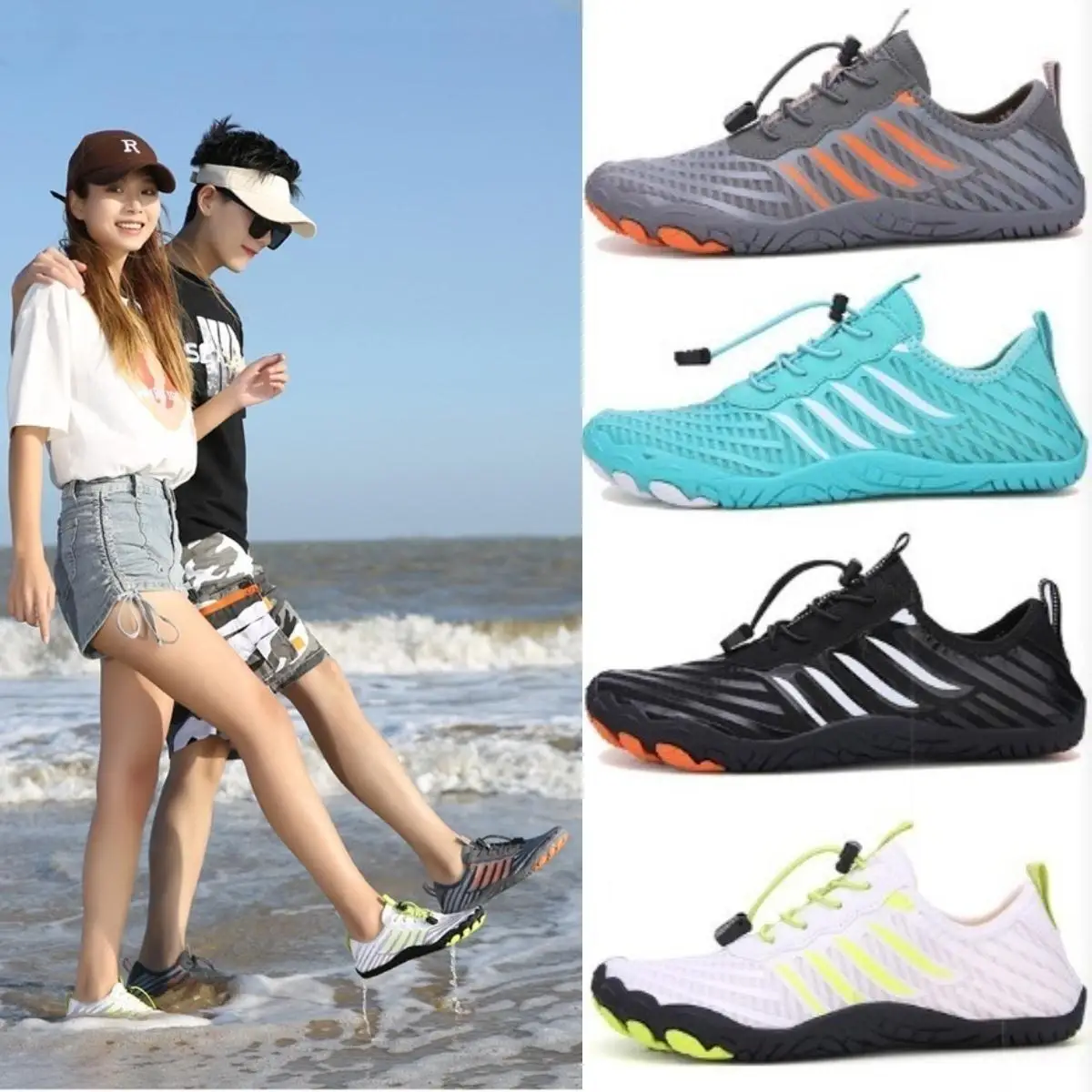 

Outdoor sports creek walking shoes quick-drying wading men women couples diving beach cycling fitness mountaineering five-finger