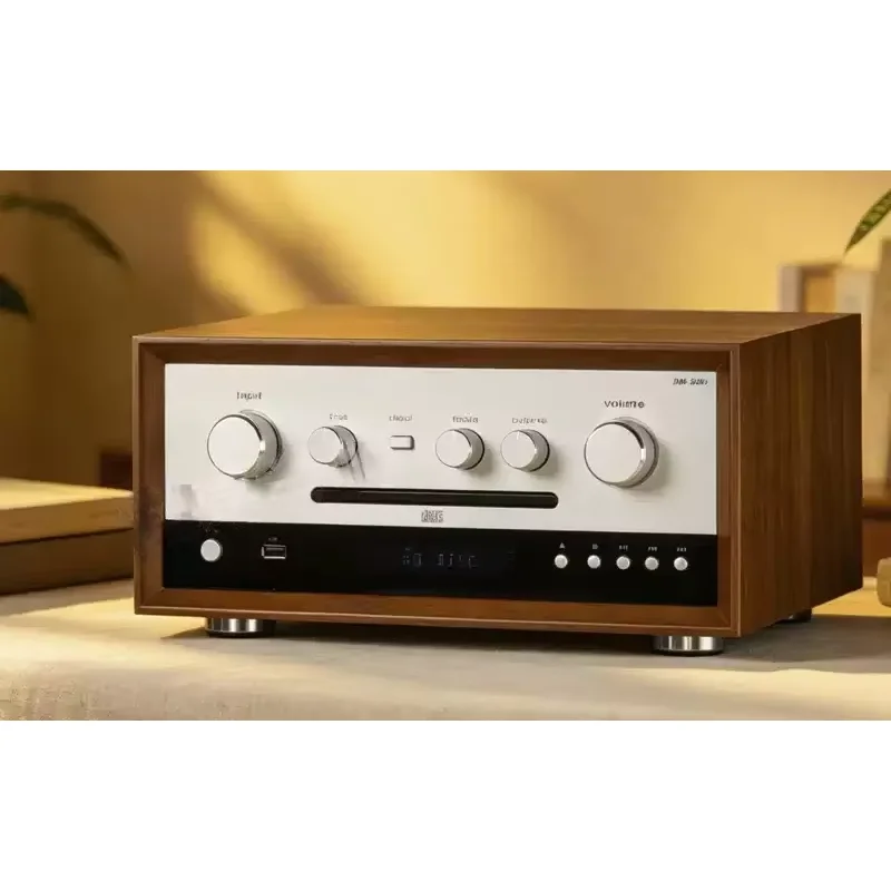 DM500 Stereo Integrated Amplifier with CD Player, Bluetooth 5.0, USB Input, HiFi Audiophile Power Amp for Home Speakers