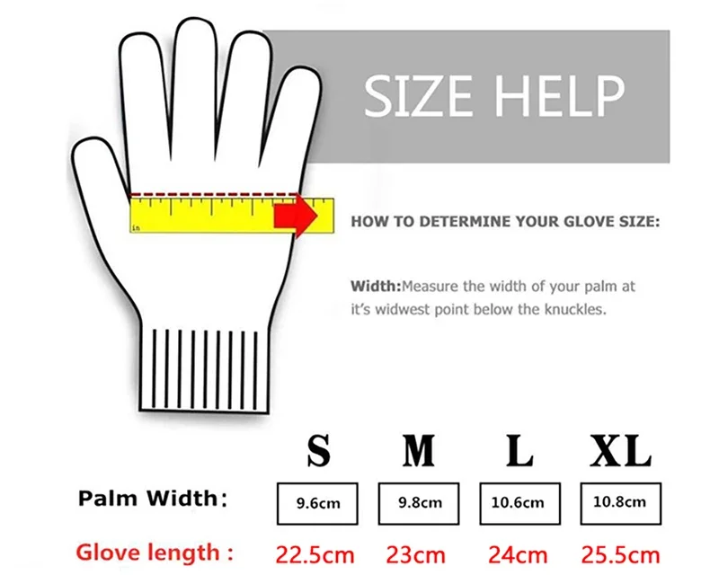 Protective Cut-proof Gloves HPPE Level 5 Steel Multipurpose Scratch Cut Resistant Gloves Grade 5 Black Work Safety Gloves