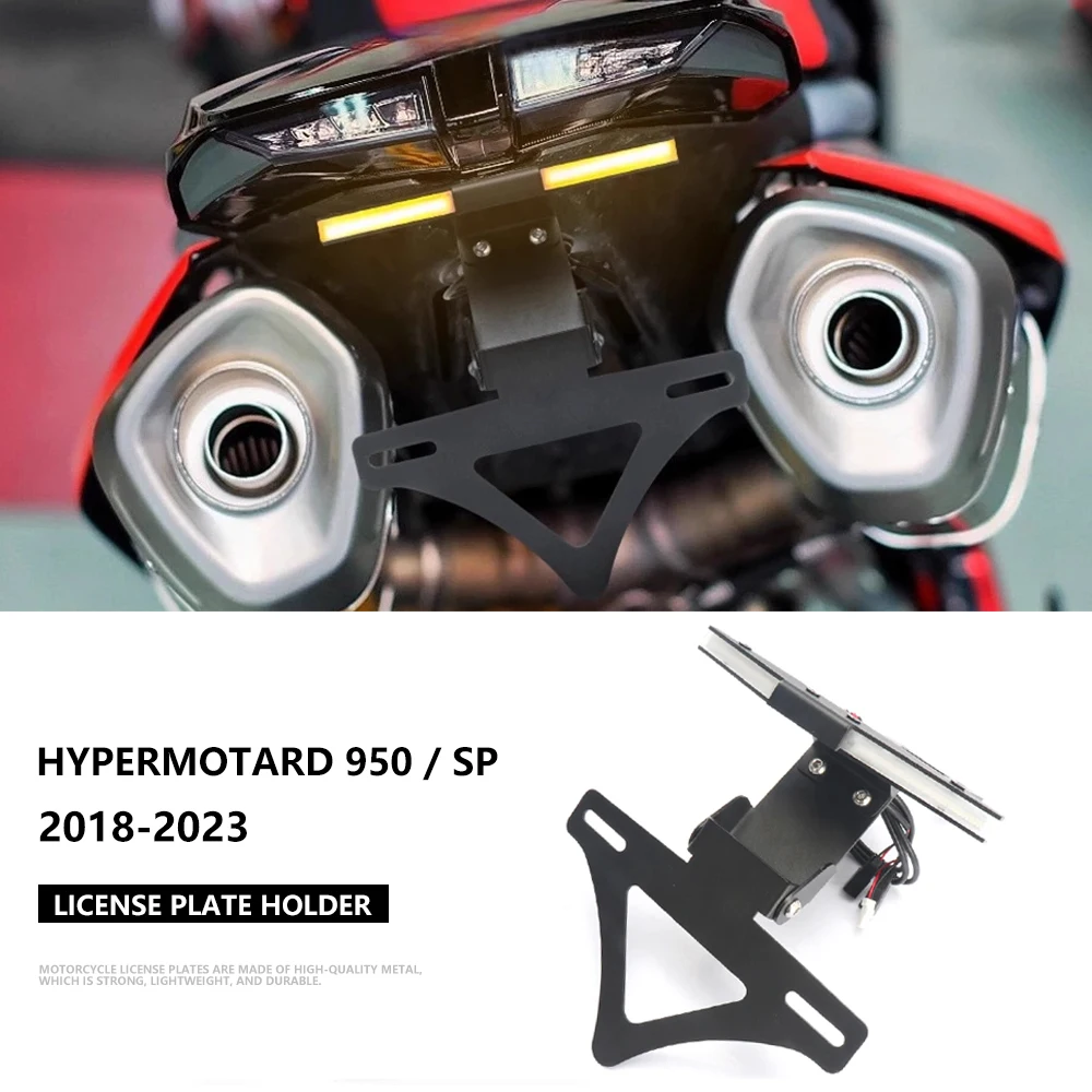 

Motorcycle Accessories FOR Ducati Hypermotard 950 / SP 2018-2023 2022 Rear Tail Frame License Plate Holder Tail Wing Frame Kit