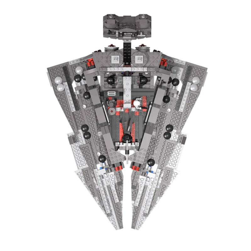 867pcs MOC Star Battle Kylo Ren's Star Destroyer Model Building Blocks Architecture Toy Christmas Gift 3D Creative Education