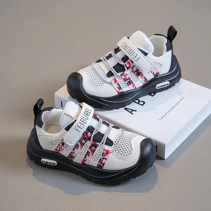 

Летние новые повседневные кроссовки для малышей 2026 года: стильная школьная обувь для мальчиков и девочек с яркими цветами, вырезами и сетчатыми вставками для комфорта