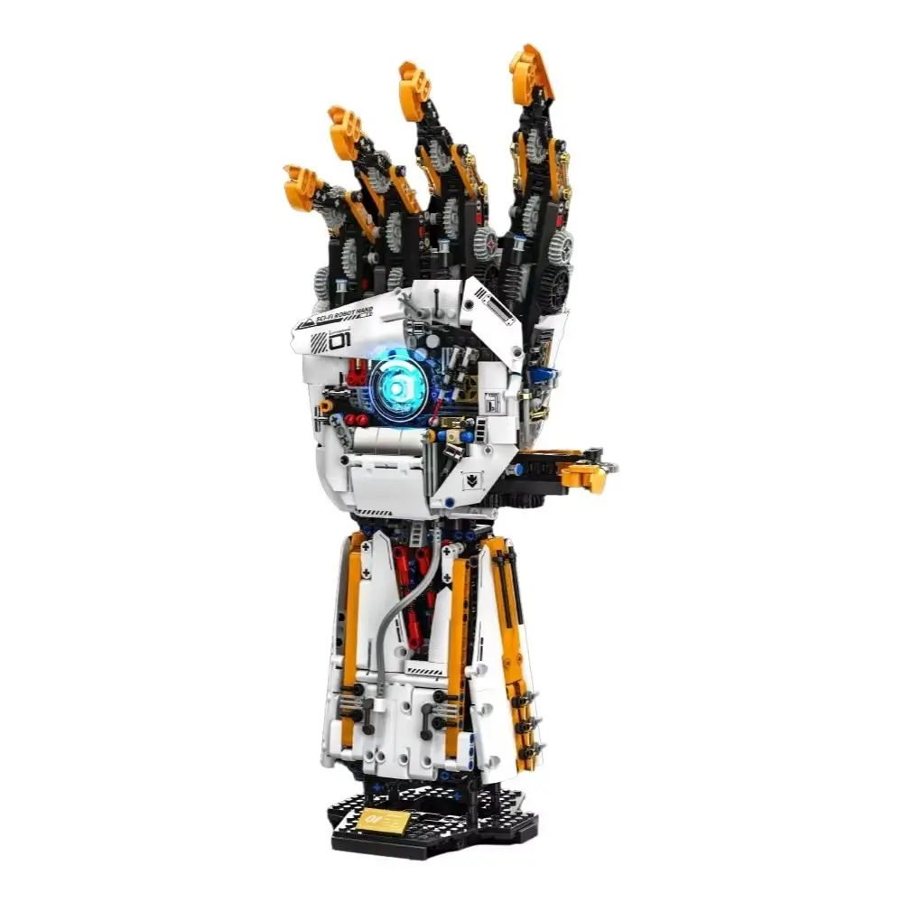 1628pcs MOC Building Blocks Mechanical Arm Model with Manual & Remote Control Motor Included App & Mobile Phone Control