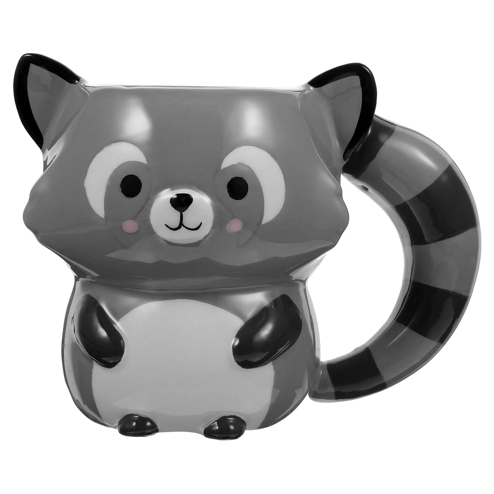 

Animal Raccoon Mug Ceramic Coffee Mug Children Adorable Animal Milk Tea Mug Heat Resistant Cartoon water Drinking Cup home decor