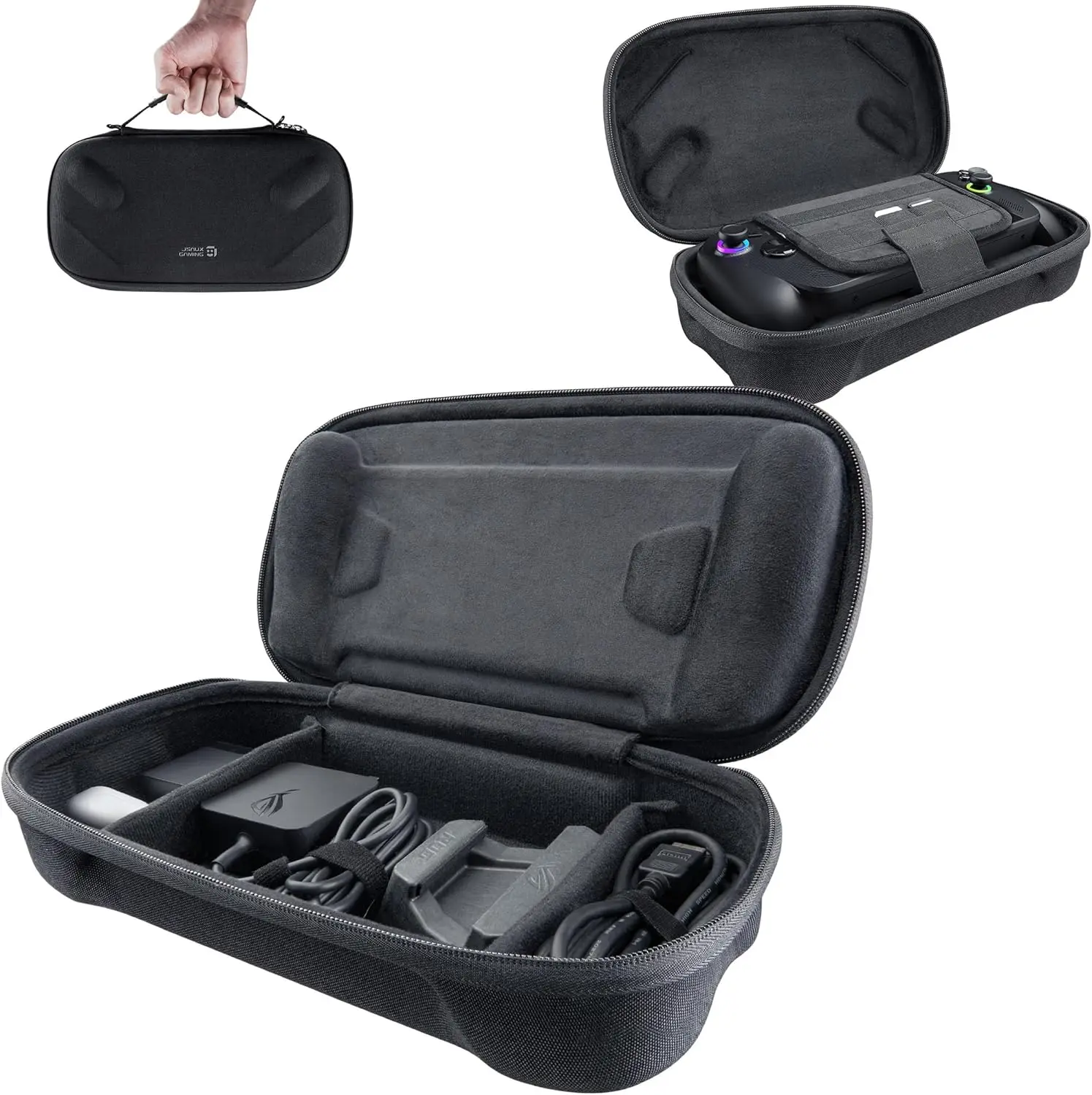 

Carrying Case for ROG Xbox Ally ROG Xbox Ally X (2025) Double Decker Protective Hard Shell Dual Layer Portable Travel Storage