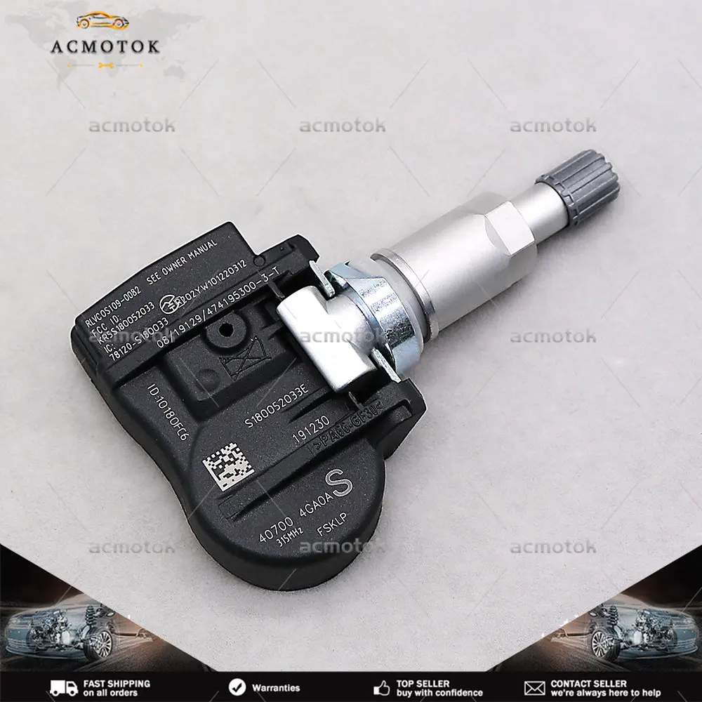 Tire Pressure Monitoring System Sensor 315MHz TPMS SENSOR 40700-4GA0A 407004GA0B For 2014-2016 INFINITI Q50 QX50