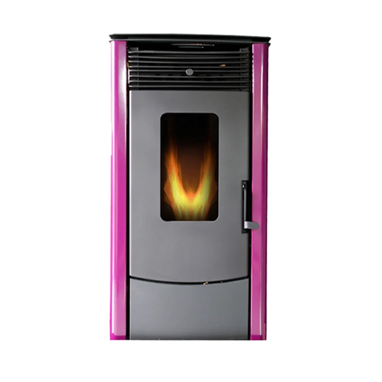 HY 10kw Portable From Poland Small Cheap Wifi Indoor  Free Standing Wood Pellet Stove