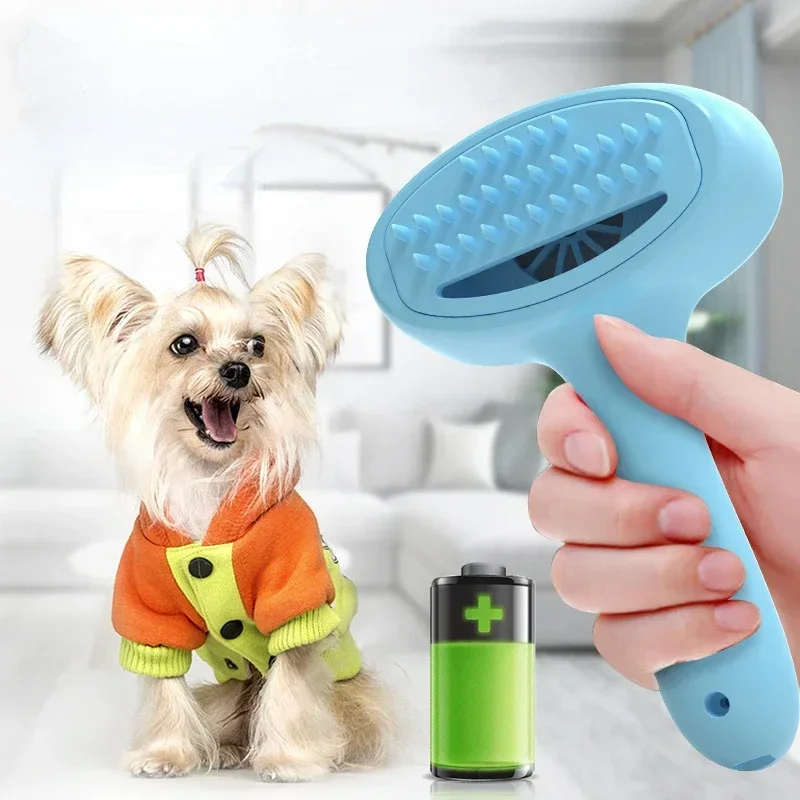 Dog Brush Electric Pet Hair Remover Rechargeable Dogs Comb for Cleaning Dog Hair Remover Vacuum Cleaner Pet Grooming Pet Product