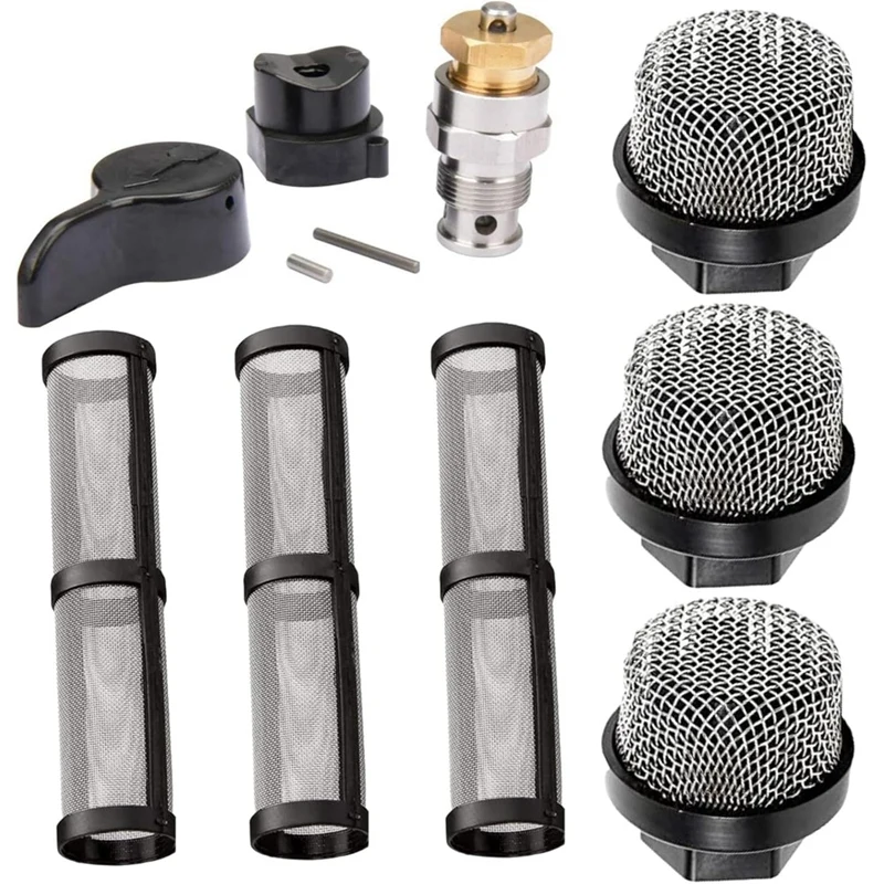 246385 246384 Filter Set And 235014 Prime Sprayer Valve, Drain Valve For 210 230 390 395 490 495 595 3400 Aftermarket