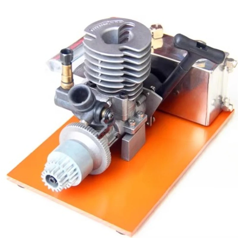 

15 level Two stroke Methanol Engine Model Metal Material Micro RC Modified Engine Model Mini Engine Experimental Teaching Aids