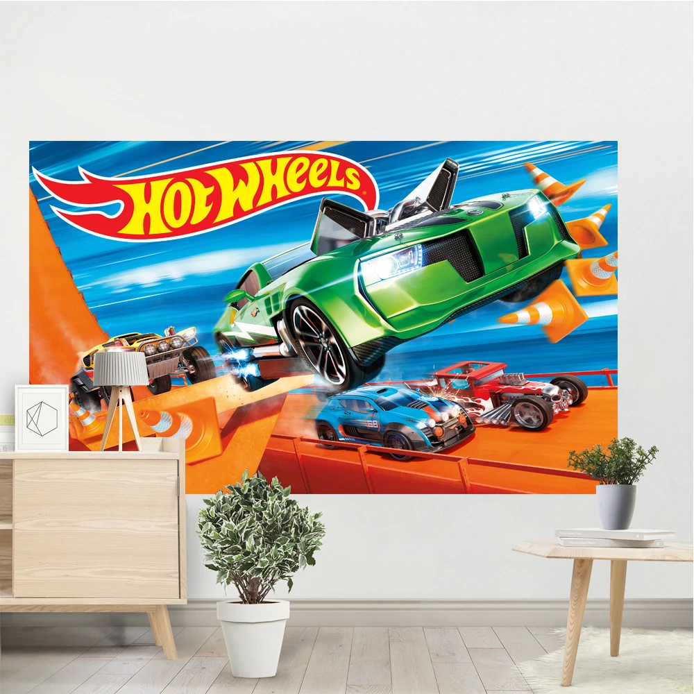 Hot Wheels Tapestry Legends Tour Banner 50th Edition Indoor Hanging Decoration