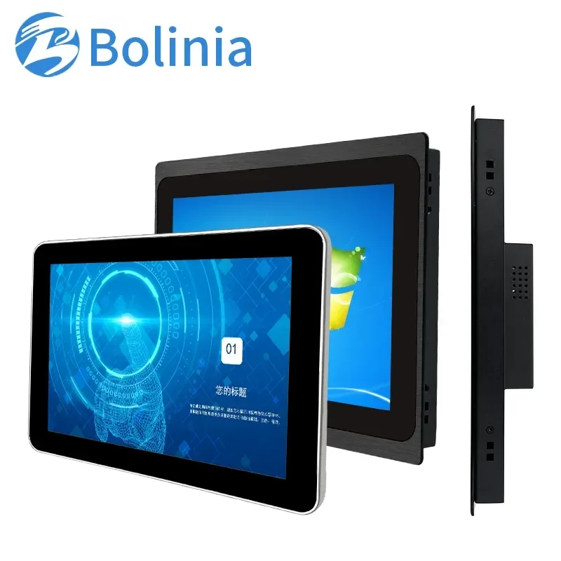 

11.6/13.3/15.6/19/21.5 inch lcd for industrial with VESA Pure Plane Capacitive Resistive Touch Embedded