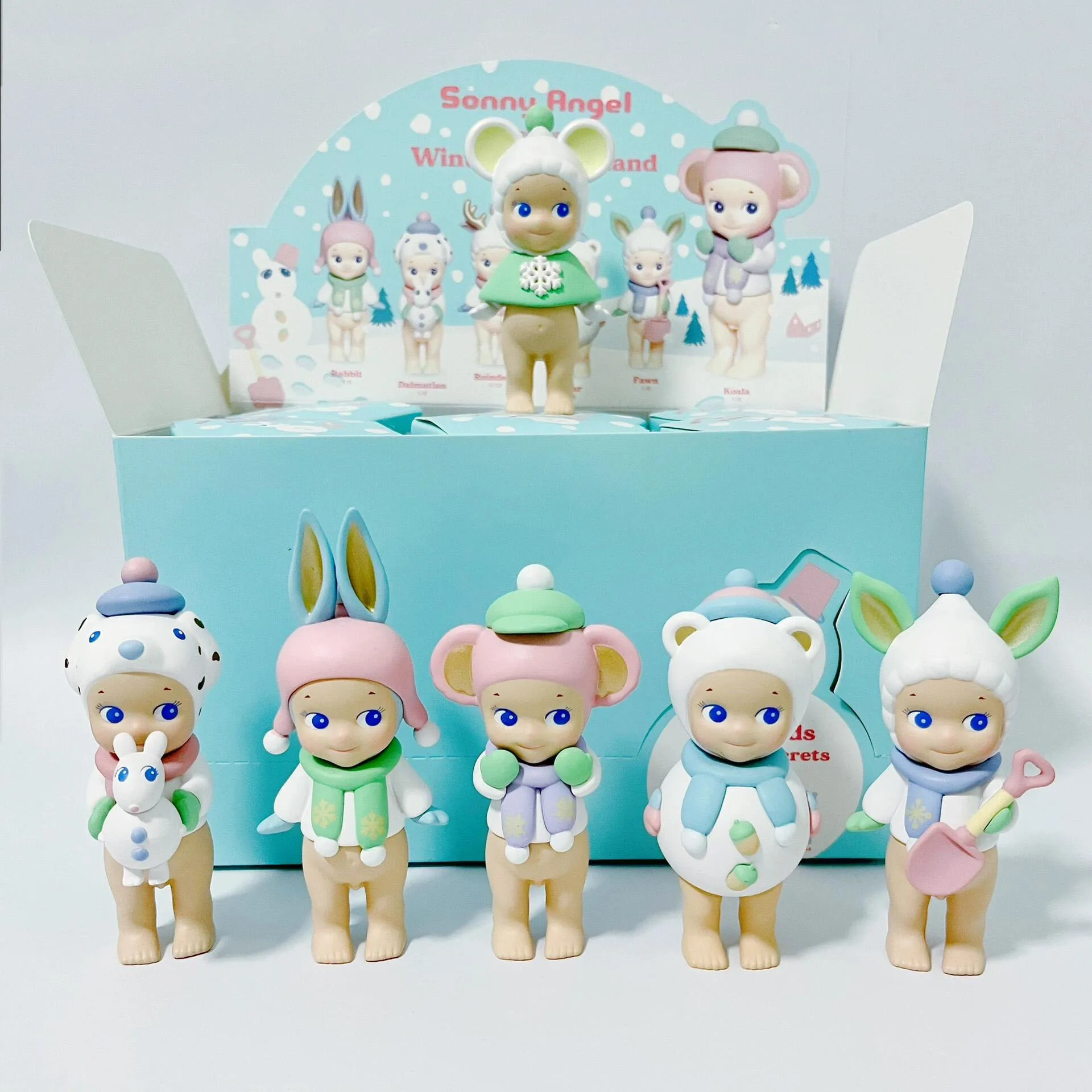 Sonny Angel Blind Box Spielzeug Winter Wonderland Serie Anime Actionfiguren Ornamente Puppen Fans Mädchen Kinder Weihnachtsgeschenk