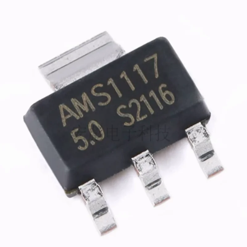 AMS1117-3.3V AMS1117-1.2 AMS1117-1.5 AMS1117-1.8 AMS1117-2.5 AMS1117-5.0 AMS1117-ADJ SOT-223 Buck Regulator LDO Chip