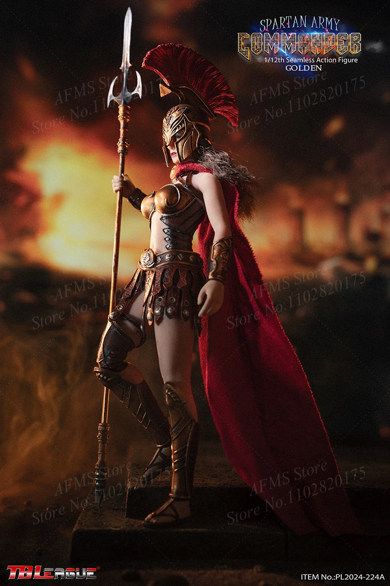 TBLeague PL2024-224 1/12 Scale Collectible Figure Spartan Army Commander Hero Warrior Full Set 6" Women Soldier Action Figure