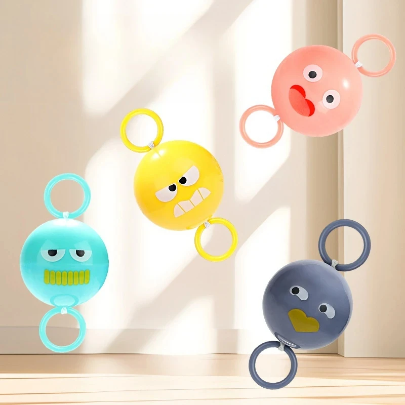 ألعاب كروية مضيئة على شكل صافرة لتخفيف الضغط بين اليد والعين، ألعاب كروية فولاذية، هدايا ألغاز الطفولة #4