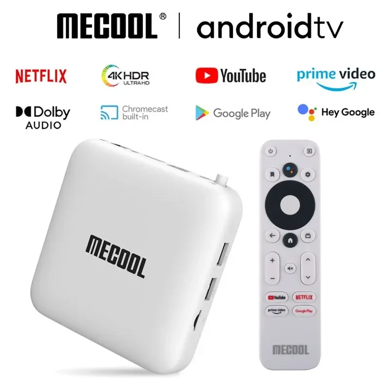 [My]2024 New Mecool KM2 Android TV Box 4K Amlogic S905X2 2GB DDR4 USB3.0 SPDIF Ethernet WiFi HDR 10 TVBOX Home Media player