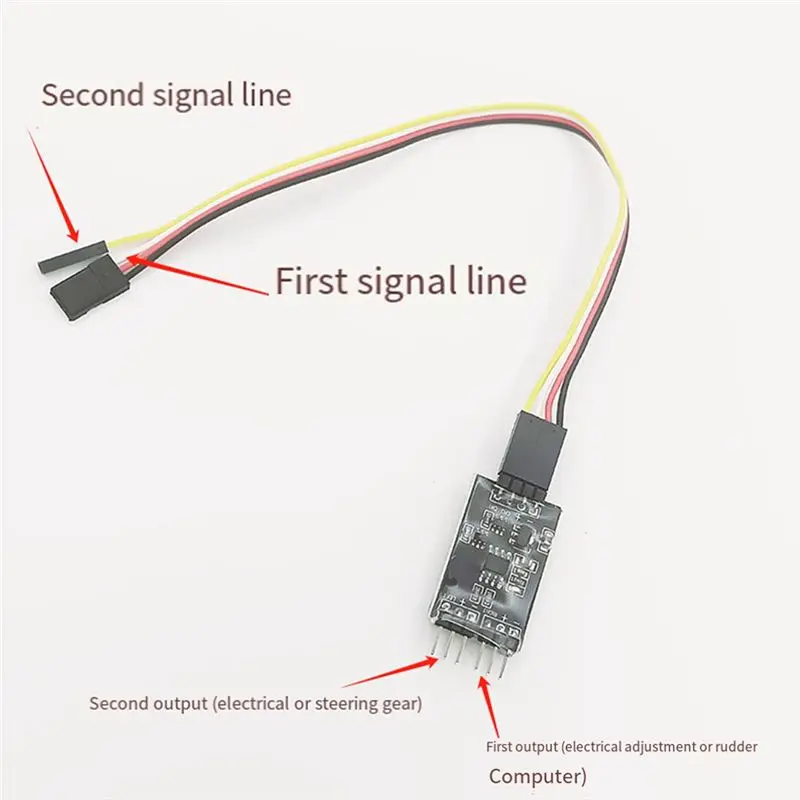 DT23 Brushless Dual Channel Mix Controller Speed Difference Mixer for Delta Wing V Tail RC Plane Car Boat