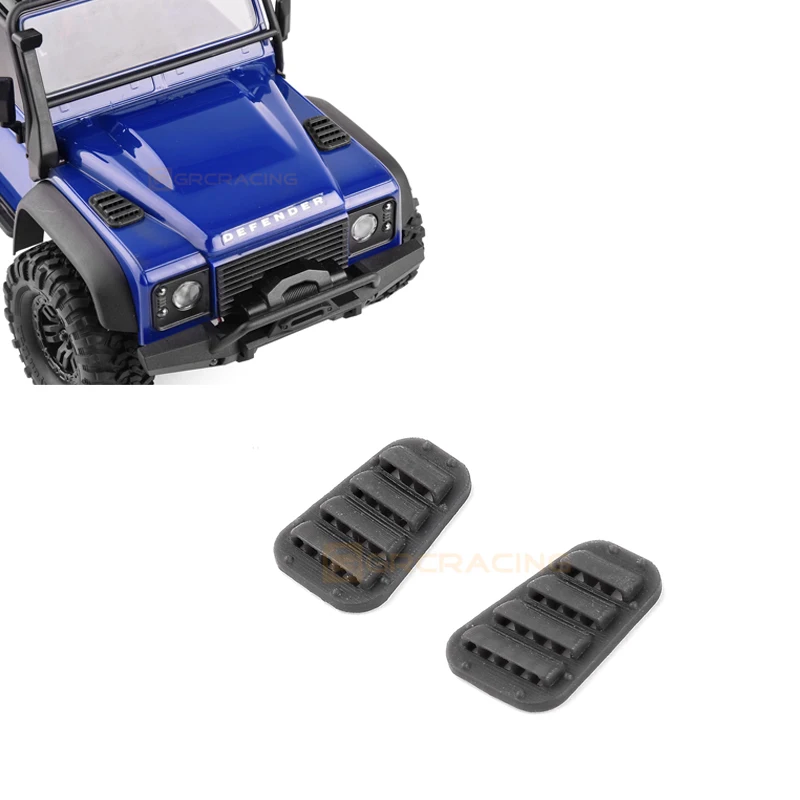 3D Printing Tough Plastic Hood Air Intake Grille for 1/18 RC Crawler Car Traxxas TRX4M Defender Accessories Parts