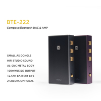 TimeEar BTE-222 compact wireless DAC & headphone AMP Bluetooth DAP mini USB dongle AKM4377 ESS9603 hifi audiophile amplifier