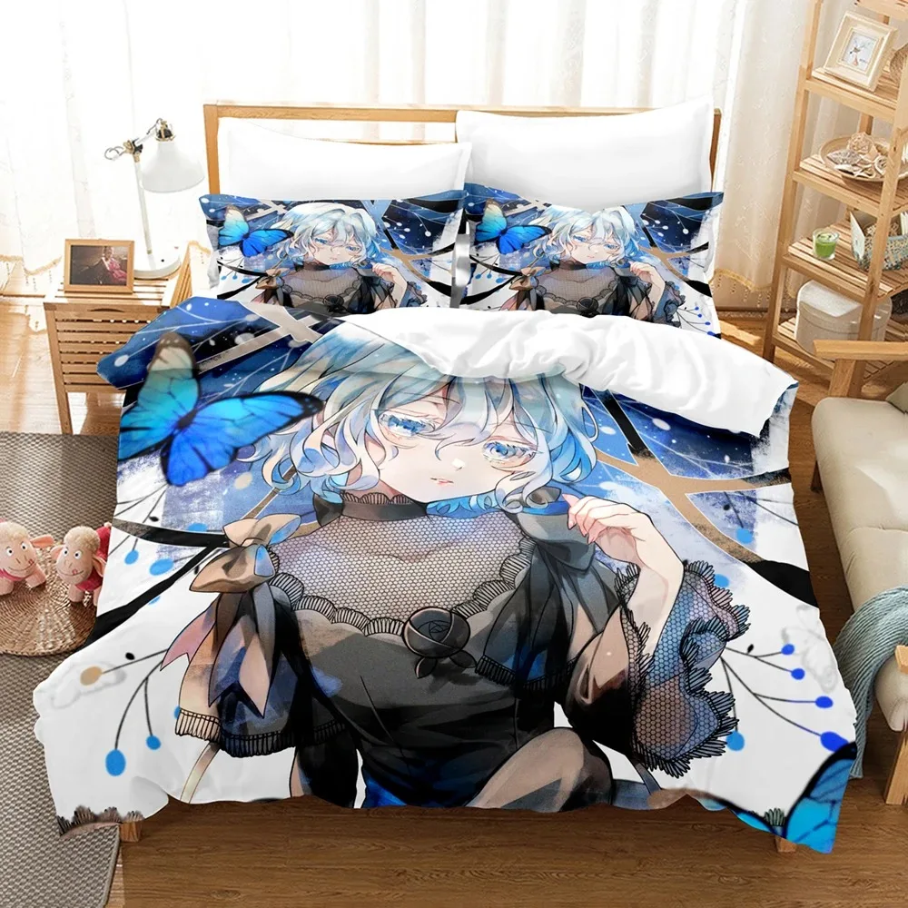 3D Printed Anime The Case Study Of Vanitas Bedding Set Boys Girls Twin Queen Size Duvet Cover Pillowcase Bed Kids Adult