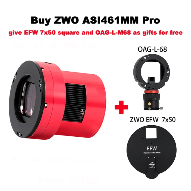 Zwo Asi461mm-p 101mp Medium Format Cmos Monochrome Cooled Astronomy Camera  # Asi461mm-p - (presale) - Telescope & Binoculars - AliExpress