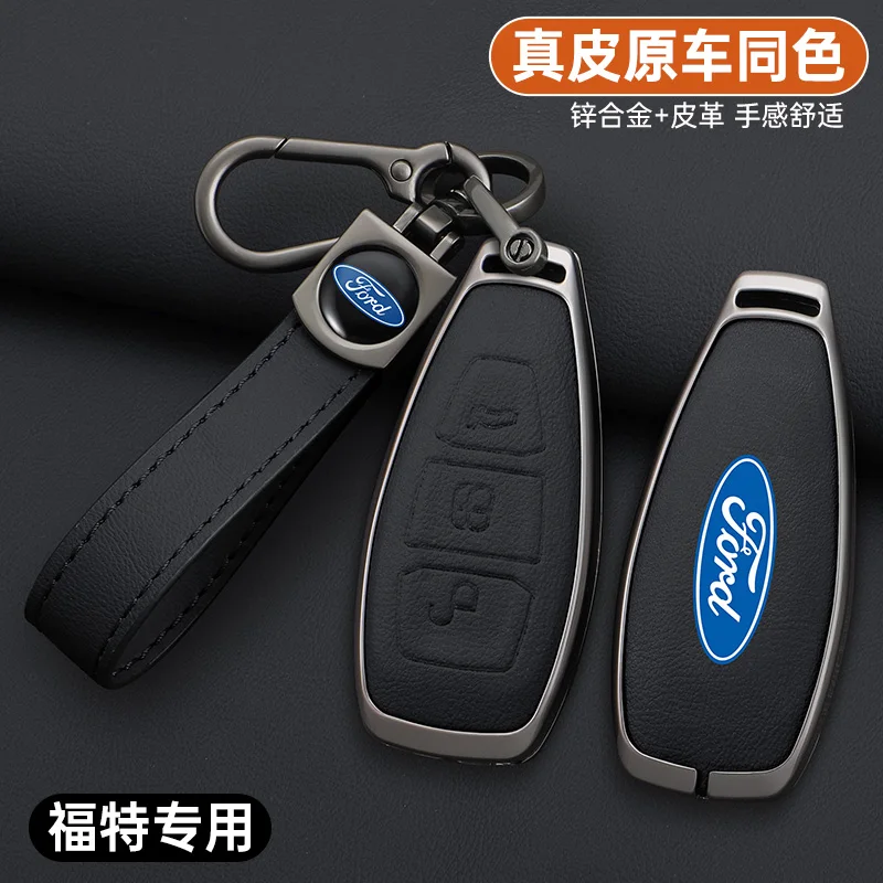 포드 레인저 S-Max 포커스 갤럭시 Mondeo Transit Tourneo Custom Ranger Ecosport Fiesta 용 자동차 원격 키 케이스 커버 홀더 쉘
