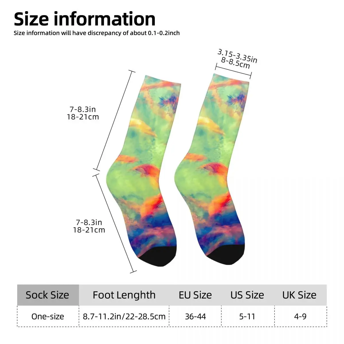 Crazy compression Koi In Motion Sock for Men Harajuku Seamless Pattern Crew Sock Novelty