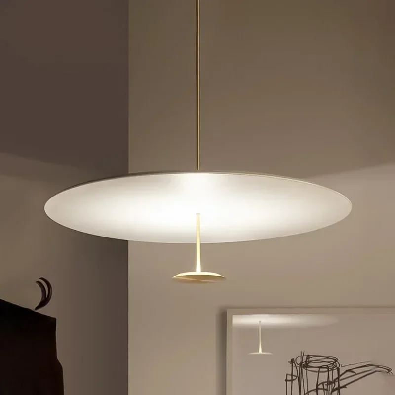 Minimalist Pendant Lights Gold Black Suspension Luminaire Hanging Lamp for Living Room Ring Lights