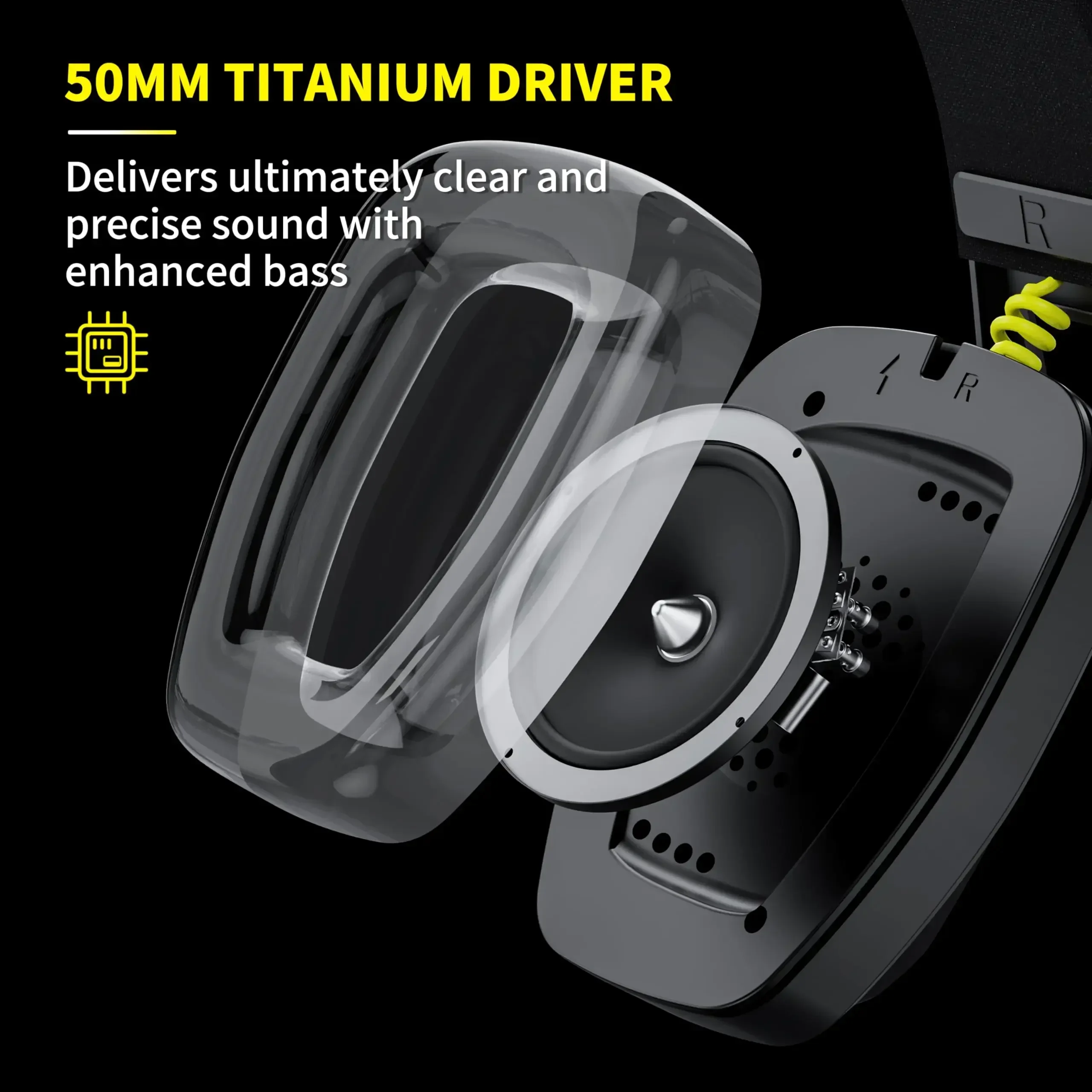 BINNUNE BW06 2,4 GHz Bluetooth-Headsets Gamer mit Mikrofon Drahtloser Gaming-Kopfhörer mit Mikrofon für PS5 PS4 PC Mac Playstation – Detail 10