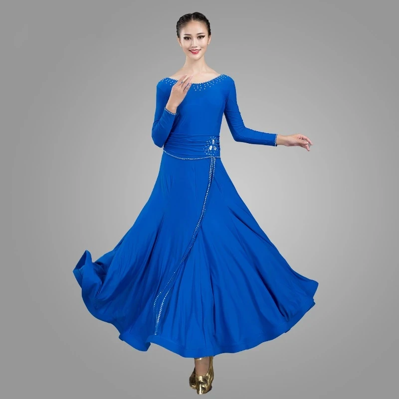 2023 Moden Dance Dress Professional Performance Competition Costume Standard Ballroom Clothes Women Tango Long Skirts Waltz Wear